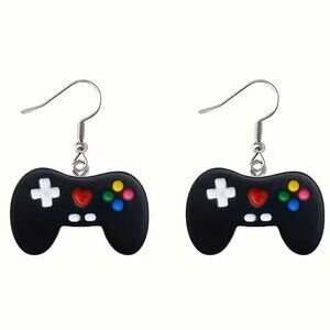 Video Game Console Remote Pendant Gamer Earrings Z140
